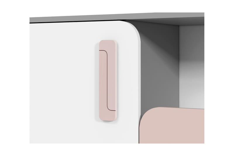 Onision Sideboard 94 cm - Grå/Puderrosa/Vit - Förvaring - Förvaringsmöbler - Sideboard & skänk