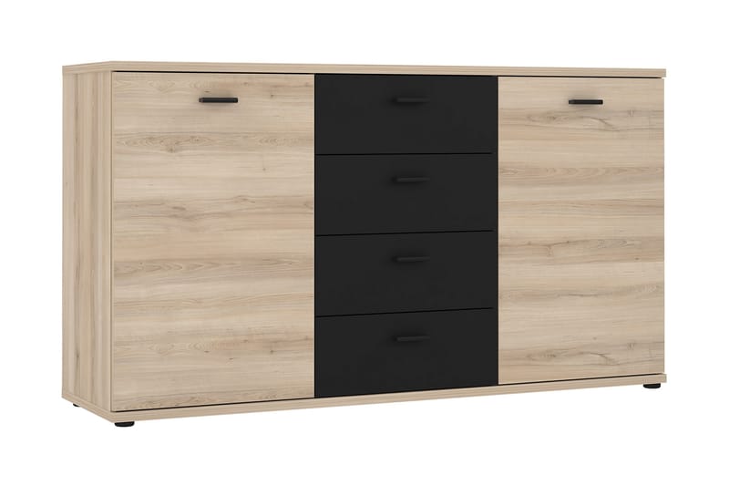 Papingo Sideboard 41x150 cm - Brun/Svart - Förvaring - Förvaringsmöbler - Sideboard & skänk