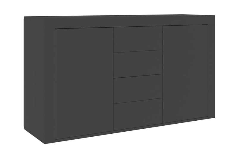 Skänk grå 120x36x69 cm spånskiva - Grå - Förvaring - Förvaringsmöbler - Sideboard & skänk