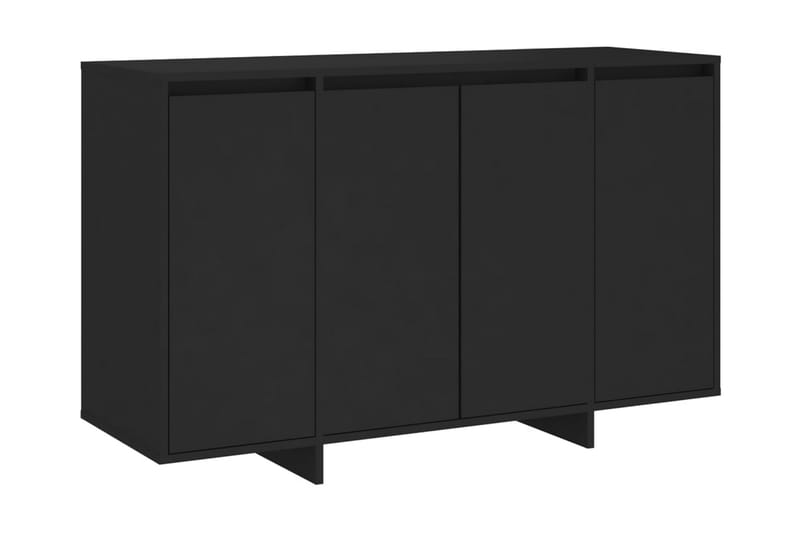Skänk svart 120x41x75 cm spånskiva - Svart - Förvaring - Förvaringsmöbler - Sideboard & skänk
