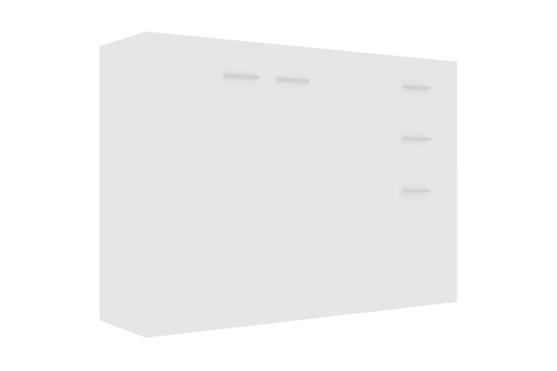 Skänk vit 105x30x75 cm spånskiva - Vit - Förvaring - Förvaringsmöbler - Sideboard & skänk