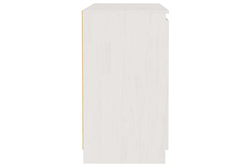 Skänk vit 60x36x65 cm massiv furu - Vit - Förvaring - Förvaringsmöbler - Sideboard & skänk