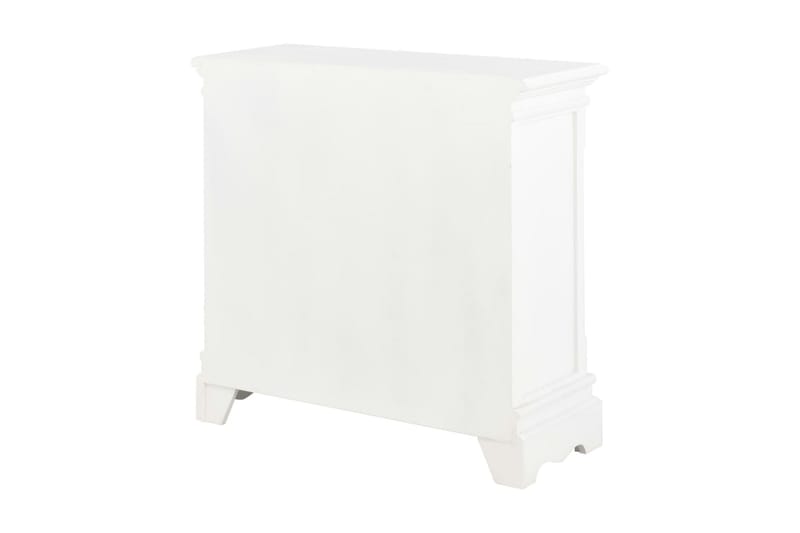 Skänk vit 70x28x70 cm massiv furu - Vit - Förvaring - Förvaringsmöbler - Sideboard & skänk