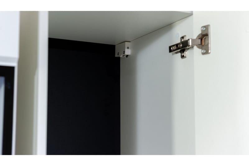 Skagway Skänk 150x45x86,3 cm med Lådor + Skåp - Vit/Vit Högglans - Förvaring - Förvaringsmöbler - Sideboard & skänk