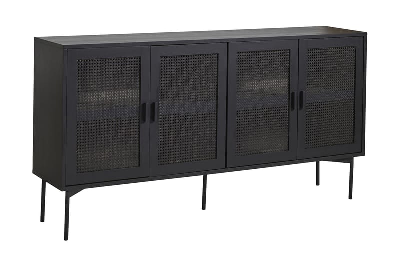 Traunfled Sideboard 40x175 cm - Svart - Förvaring - Förvaringsmöbler - Sideboard & skänk