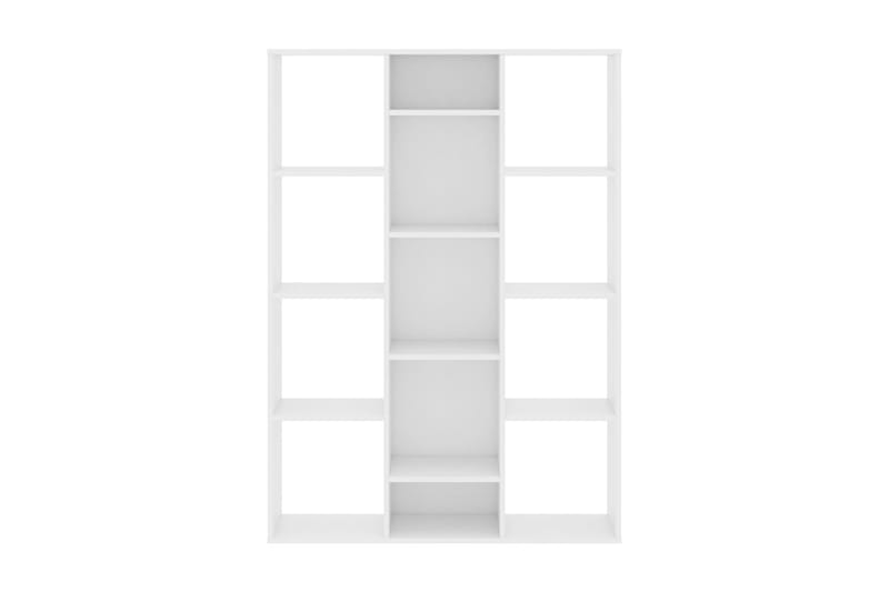 Rumsavdelare/bokhylla vit 100x24x140 cm spånskiva - Vit - Förvaring - Hylla - Bokhylla