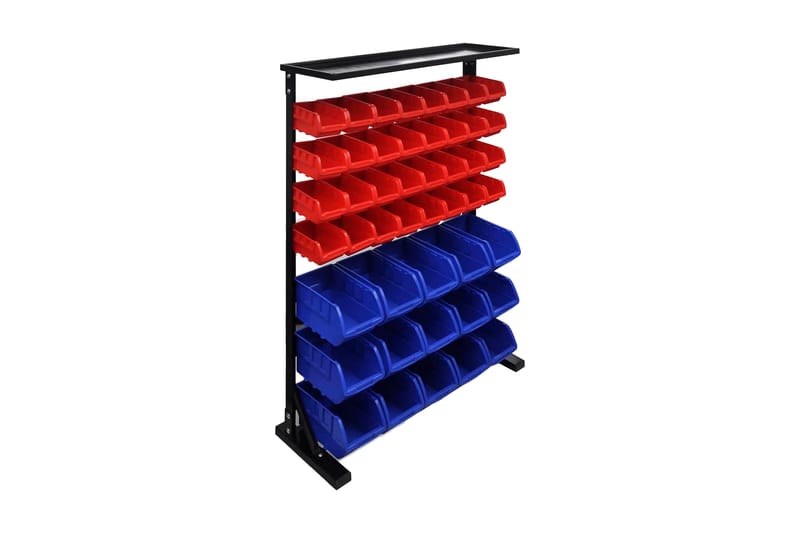 Blå & röd förvaringshylla för garageverktyg - Blå - Förvaring - Hylla - Förvaringshylla - Lagerhylla