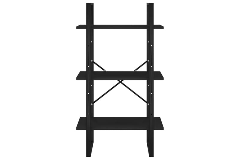 Förvaringshylla svart 60x30x105 cm spånskiva - Svart - Förvaring - Hylla - Förvaringshylla - Lagerhylla