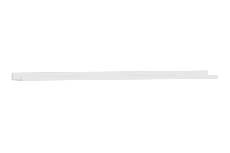 White Shelf Tavelhylla MDF 150 cm - Vit - Förvaring - Hylla - Bokhylla - Boklist