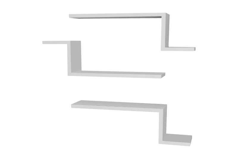 Furny Home Vägghylla 58 cm - Vit - Möbler - Bord & matgrupper - Avlastningsbord - Brickbord & småbord
