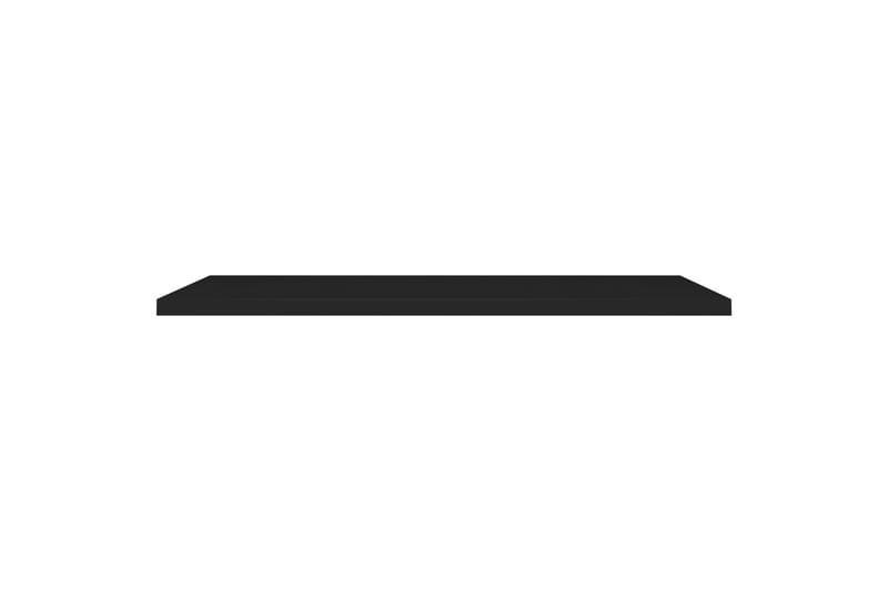 Svävande vägghylla svart 120x23,5x3,8 cm MDF - Svart - Förvaring - Hylla - Vägghylla