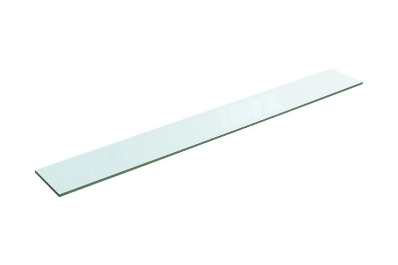 Hyllplan glas genomskinlig 100x12 cm - Transparent - Förvaring - Hylla - Hyllplan & hyllkonsol