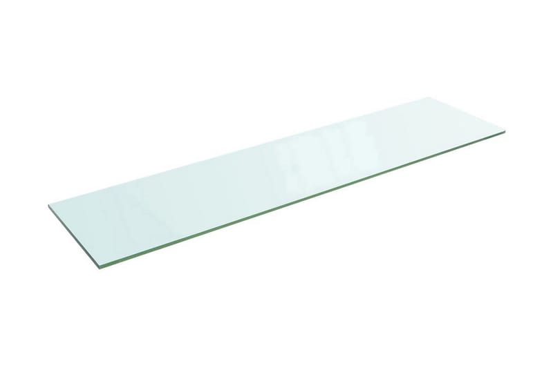 Hyllplan glas genomskinlig 100x25 cm - Transparent - Förvaring - Hylla - Hyllplan & hyllkonsol