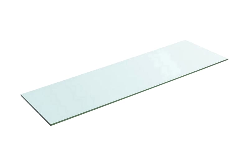 Hyllplan glas genomskinlig 100x30 cm - Transparent - Förvaring - Hylla - Hyllplan & hyllkonsol