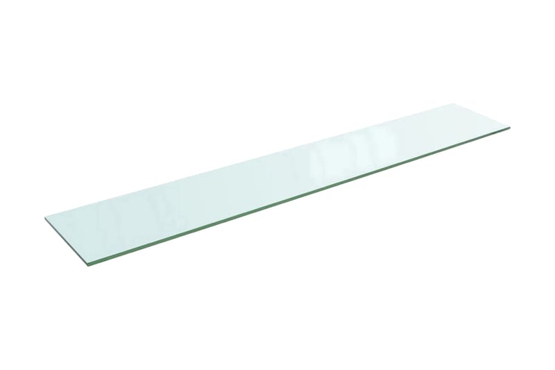 Hyllplan glas genomskinlig 110x20 cm - Transparent - Förvaring - Hylla - Hyllplan & hyllkonsol