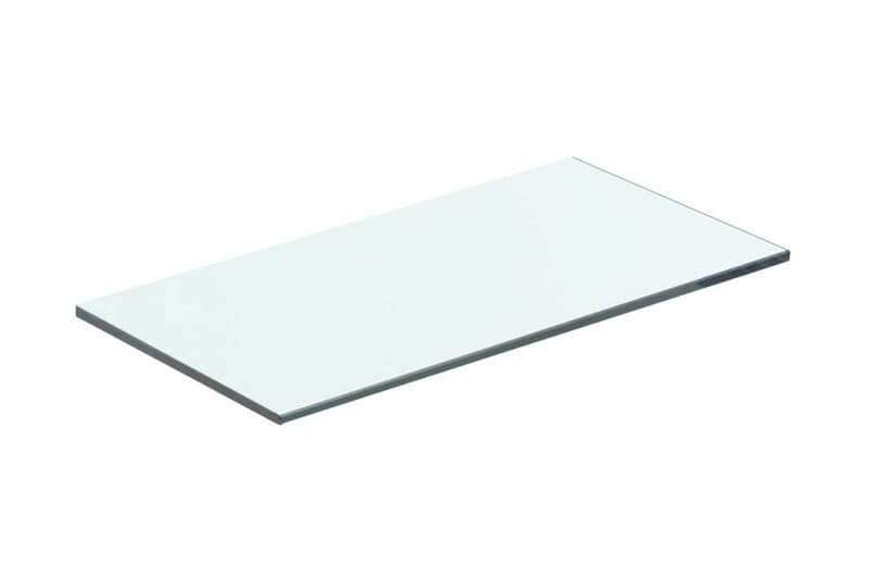 Hyllplan glas genomskinlig 40x15 cm - Transparent - Förvaring - Klädförvaring - Garderob & garderobssystem - Garderobsinredning - Hyllplan till garderob
