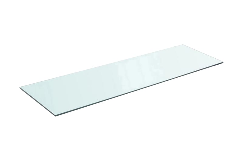 Hyllplan glas genomskinlig 90x30 cm - Transparent - Förvaring - Hylla - Vägghylla