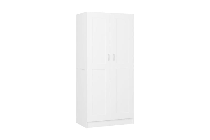 Garderob vit 82,5x51,5x180 cm spånskiva - Vit - Förvaring - Klädförvaring - Garderob & garderobssystem