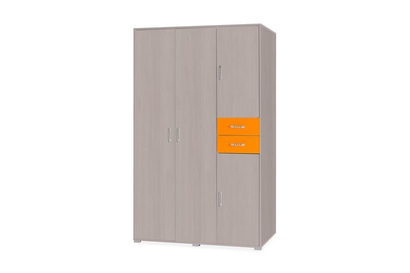 Nemo Garderob barn 117x58x191 cm - Beige/Orange - Förvaring - Klädförvaring - Garderob & garderobssystem
