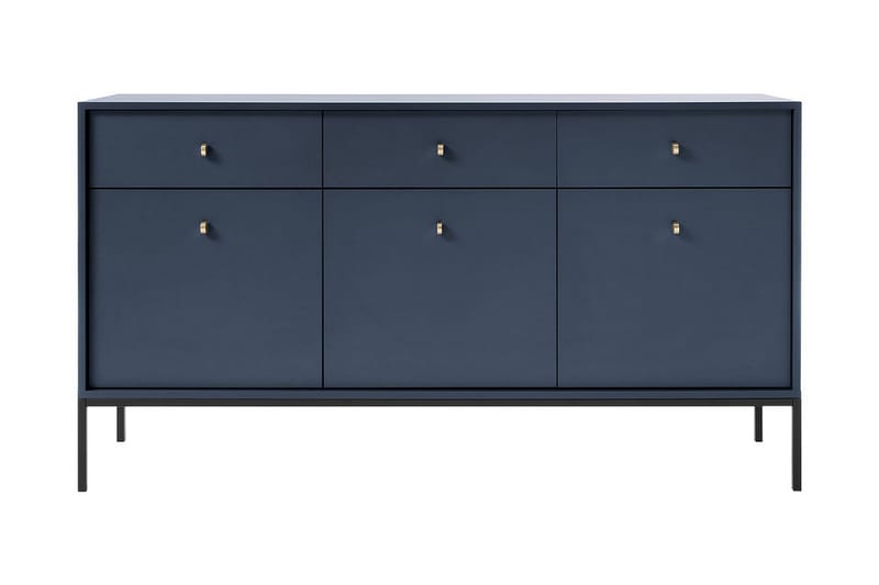 Avignon Skåpsbyrå 39x83,2x153,4 cm - Marinblå/Svart - Förvaring - Skåp - Förvaringsskåp