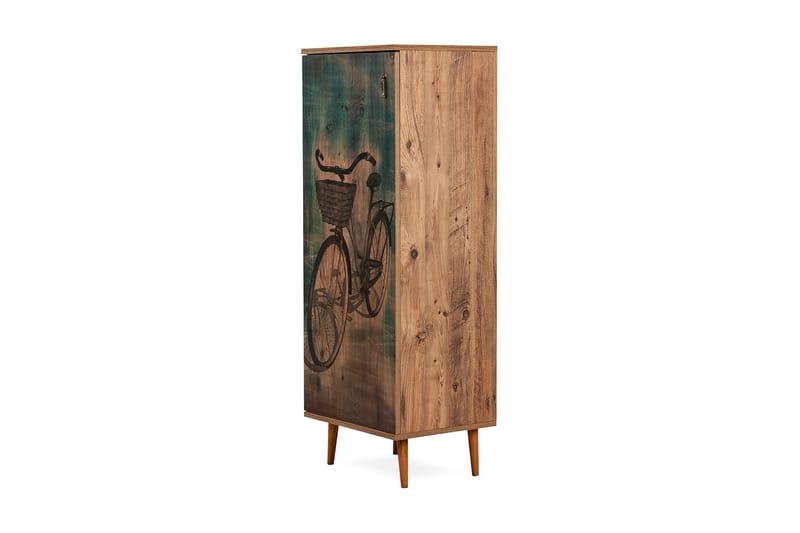 Highboard Cykel 38x50 cm - Natur/Grön - Förvaring - Skåp - Förvaringsskåp