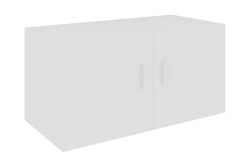 Väggmonterat skåp vit 80x39x40 cm spånskiva - Vit - Förvaring - Skåp - Förvaringsskåp