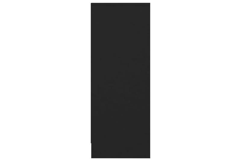 Skoskåp svart 31,5x35x90 cm spånskiva - Svart - Förvaring - Skoförvaring