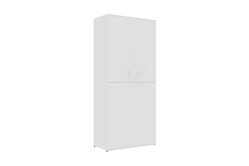 Skoskåp vit 80x39x178 cm spånskiva - Vit - Möbler - Hallmöbler - Möbelset för hall & entre