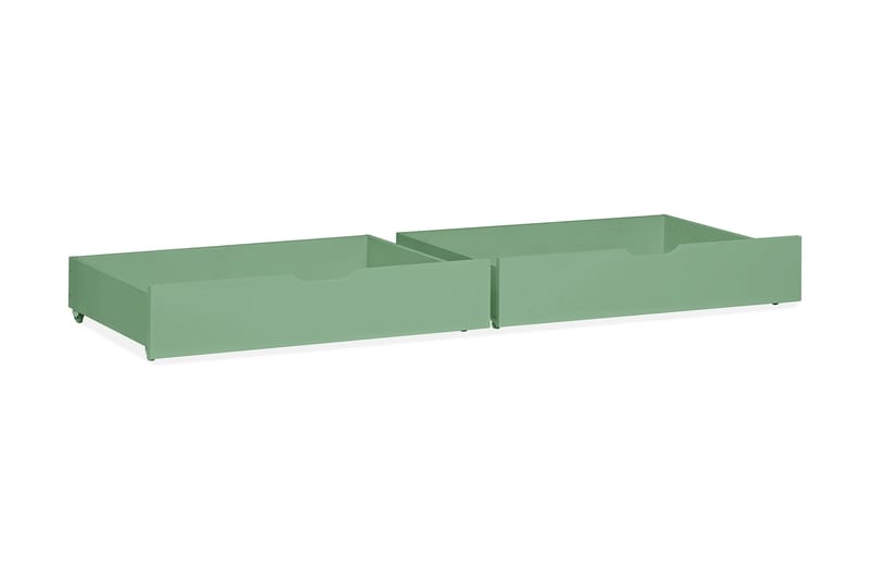 Hoppekids Basic Låda 90x200 cm 2-pack - Grön - Möbler - Säng - Sängtillbehör & sänggavel - Sängförvaring