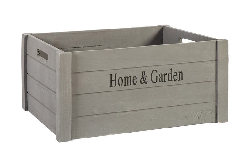 Home&Garden-3 Trälåda Grå - Grå - Förvaring - Småförvaring - Förvaringslåda - Besticklåda
