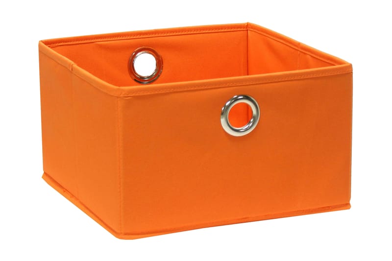 Hopfällbar Låda 30x30xH17cm - Orange - Förvaring - Småförvaring - Förvaringsburk - Förvaringsask