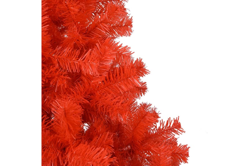 Plastgran med stativ röd 240 cm PVC - Heminredning - Dekoration - Julpynt & juldekoration