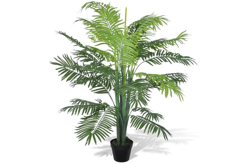 Konstväxt Palmträd med kruka 130 cm - Grön - Heminredning - Dekoration - Konstgjorda växter