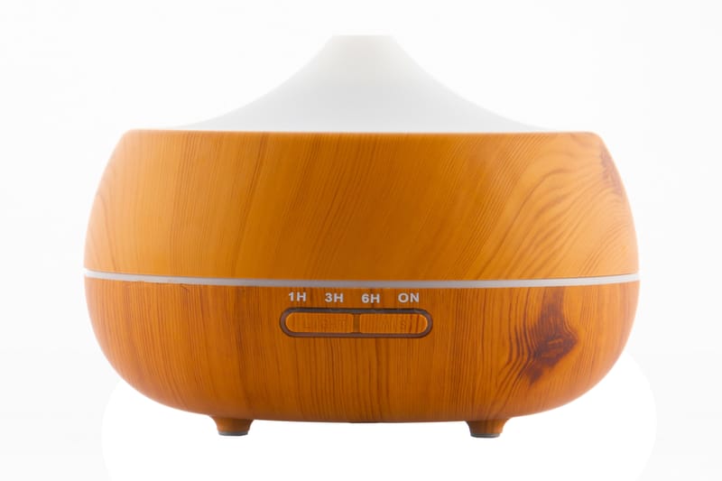 Home Decoration Luftfuktare Mini med Aromaterapi + LED Brun - InnovaGoods - Heminredning - Krukor & vaser - Krukor