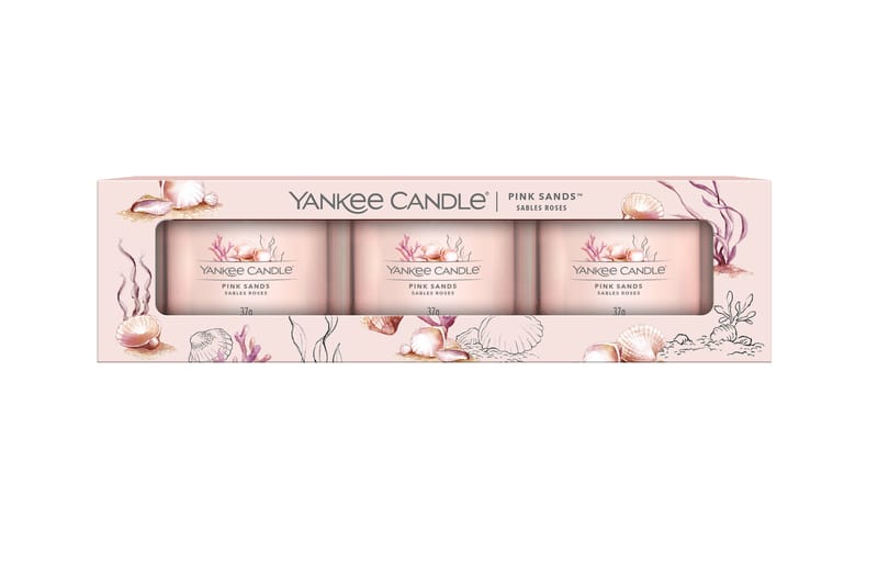 Filled Votive Pink Sands Doftljus 3-pack - Yankee Candle - Inredning - Dekoration & inredningsdetaljer