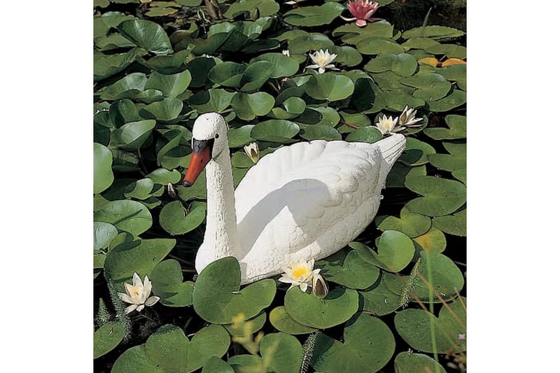 Ubbink Trädgårdsdekoration svan vit plast - Inredning - Dekoration & inredningsdetaljer