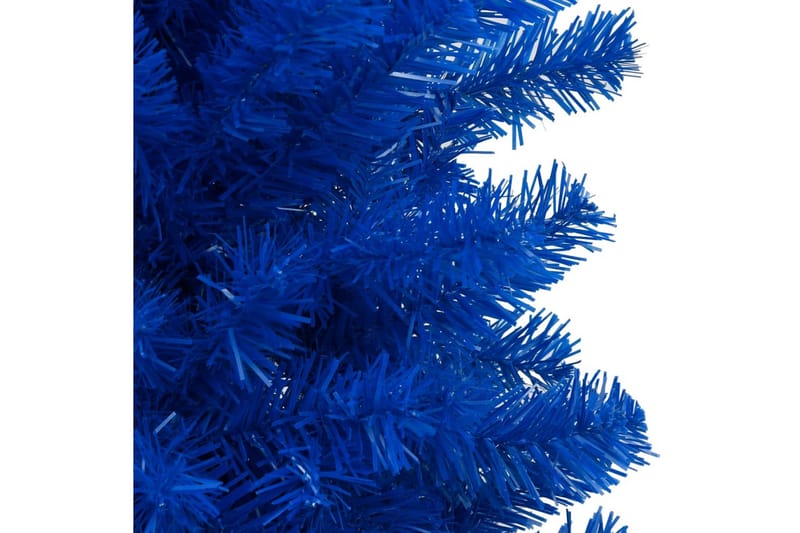 Plastgran med LED och julgranskulor blå 240 cm PVC - Inredning - Julpynt & helgdekoration - Julpynt & juldekoration - Plastgran