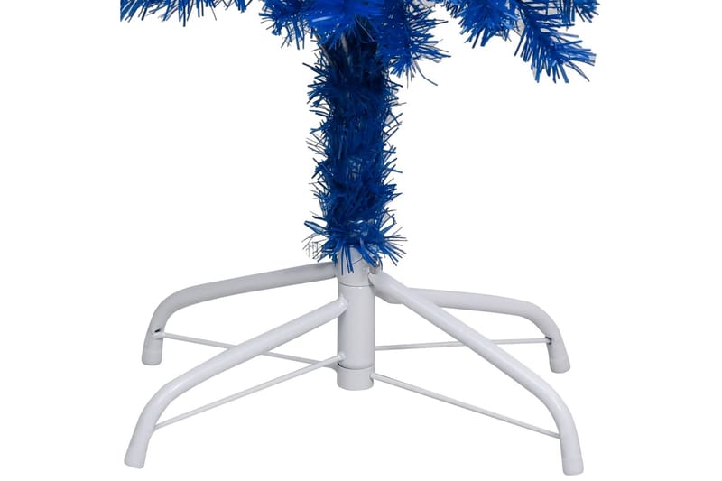 Plastgran med LED och julgranskulor blå 240 cm PVC - Inredning - Julpynt & helgdekoration - Julpynt & juldekoration - Plastgran