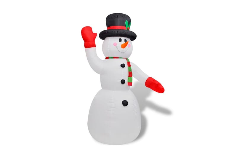 Uppblåsbar snögubbe 240 cm - Vit - Inredning - Julpynt & helgdekoration - Julpynt & juldekoration - Plastgran