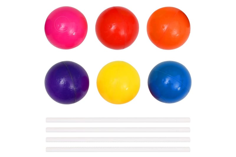 Bollhav med 50 bollar för barn 75x75x32 cm - Inredning - Inredning barnrum & leksaker - Dekoration barnrum - Bollhav