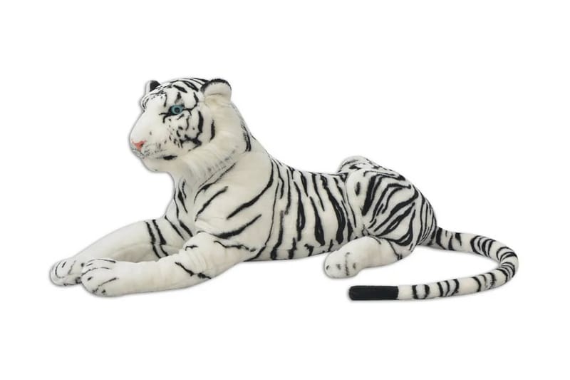 Tigerleksak plysch vit XXL - Vit - Inredning - Inredning barnrum & leksaker - Leksaker - Babyleksaker