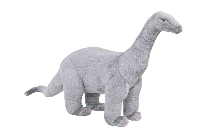 Stående plyschleksak brachiosaurus grå XXL - Grå - Inredning - Inredning barnrum & leksaker - Leksaker - Mjukleksaker & gosedjur