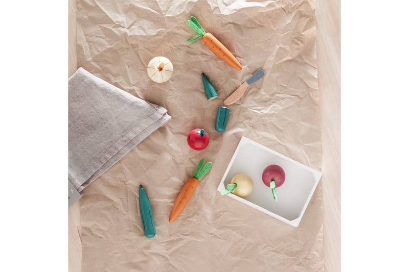 Mixade grönsaker - Flerfärgad - Inredning - Inredning barnrum & leksaker - Leksaker - Träleksaker