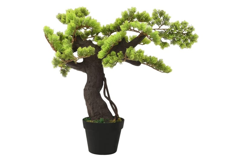 Konstgjort bonsaiträd i kruka cypress 70 cm grön - Grön - Utemöbler - Balkong - Balkongodling - Balkongblommor