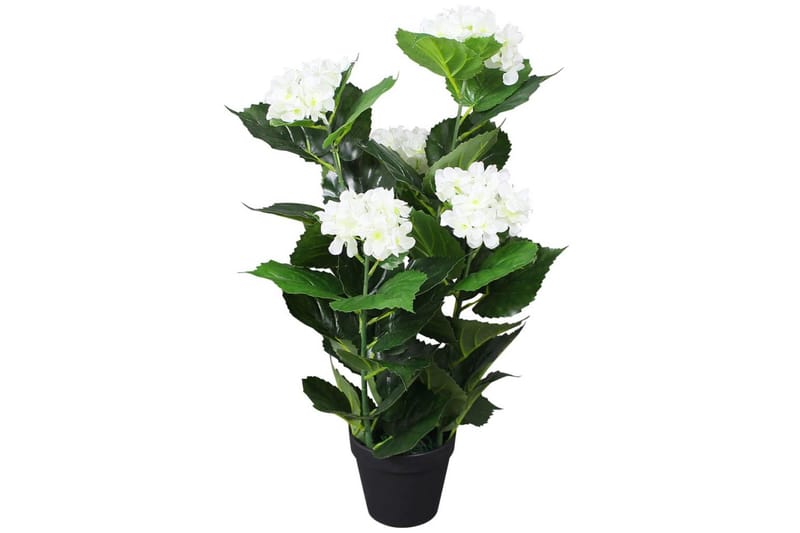 Konstväxt Hortensia med kruka 60 cm vit - Vit - Inredning - Ljus & dofter - Ljusstake & ljuslykta