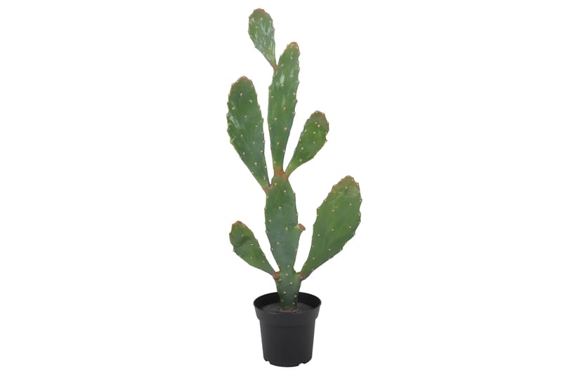 Piscode Konstgjord Växt Kaktus - Grön - Utemöbler - Balkong - Balkongodling - Balkonglåda