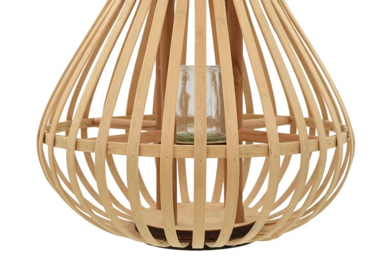 Hängande ljuslykta bambu naturlig - Beige - Inredning - Ljus & dofter - Ljusstake & ljuslykta