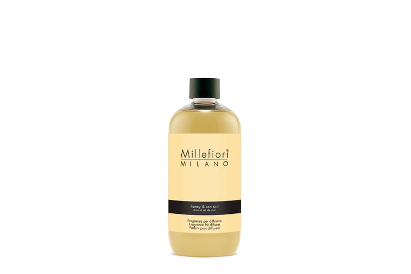 Natural Refill Stick Diffuser 500ml Honey&Sea Salt Doftpinna - Millefiori Milano - Inredning - Ljus & dofter - Rumsdoft & luftfräschare - Doftpinnar
