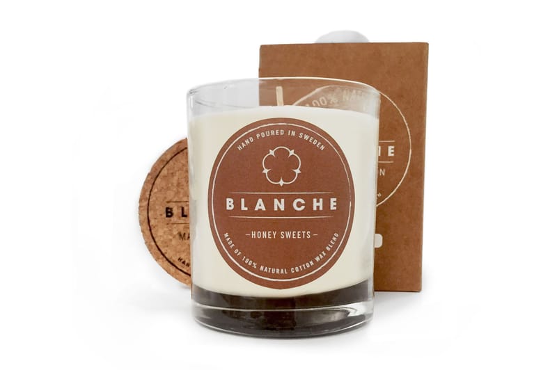 Blanche - Medium Honey Sweets - Inredning - Ljus & dofter - Stearinljus - Doftljus