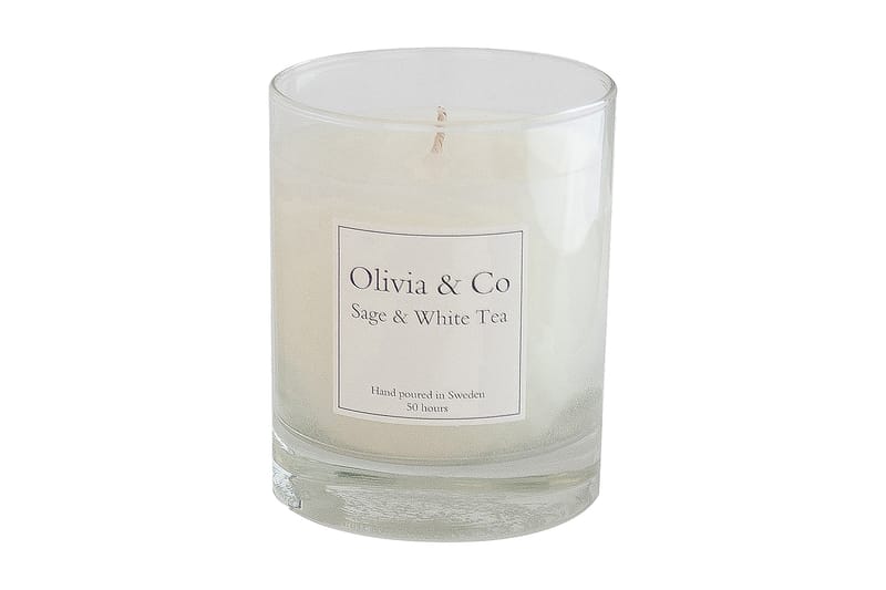 Olivia & Co Large - Sage & White Tea - Inredning - Ljus & dofter - Stearinljus - Doftljus